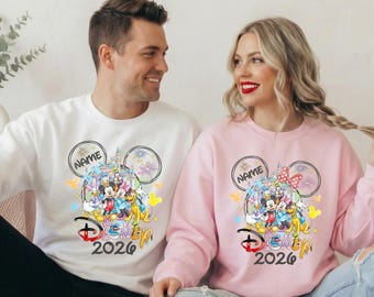 Custom Disney Family Vacation 2026 Sweatshirt, Mickey And Friends Sweatshirt ,Disney Family Trip Hoodie ,Disney Matching Sweatshirt