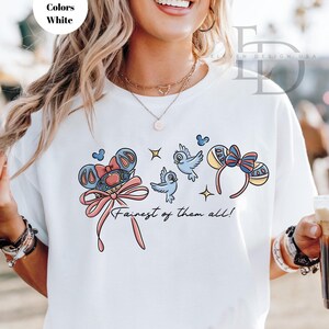 Camiseta Comfort Colors de princesas Disney, camiseta de Disneyworld, Ariel Aurora Elsa Blancanieves Jazmín Bella Rapunzel Anna Tiana, camiseta de Cenicienta, imagen 6