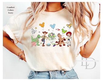 Comfort Colors Disney Toy Story Balloons Shirt,Disney World Toy Story Shirt,Toy Story Disney Family Tee,Movie Characters Tee,Disney Gift Tee