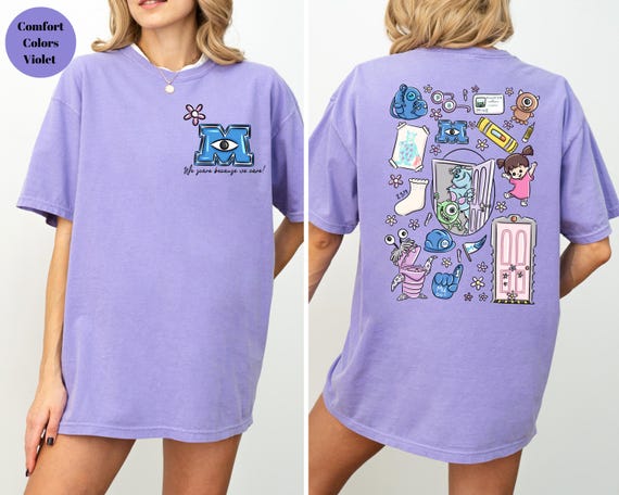Comfort Colors Shirt, Disney Monsters  Shirt, Monsters University Tee, Monsters Disneyland Vacation Tee, Disney Trip Shirt ,Monsters Shirt