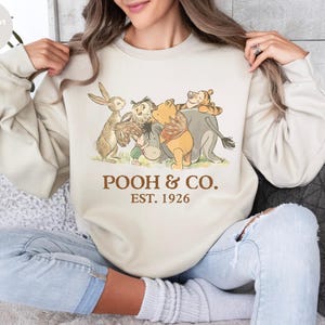 Walt Disney World Winnie The Pooh Co Est 1926 Sweatshirt, Winnie The Pooh And Friends Sweatshirt, Pooh & Friends Magic Kingdom Sweatshirt, image 2