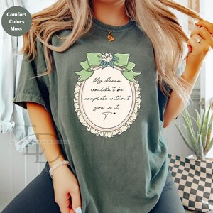 Comfort Colors Disney Princess Shirt, Disneyworld Shirt, Ariel Aurora Elsa Snow White Jasmine Belle Rapunzel Anna Alice ,Cinderella Shirt, image 4