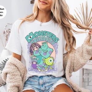 Comfort Colors Monsters University Est 2013 shirt,Monsters Inc shirt, Cartoon Monsters Shirt, Disneyland Vacation Tee, Family Vacation Shirt