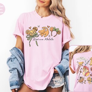Comfort Colors Hakuna Matata Shirt ,Animal Kingdom Shirt, Disneyworld Shirt, Magic Kingdom Tee, Lion King Shirt, Disney Simba and Nala Shirt image 6