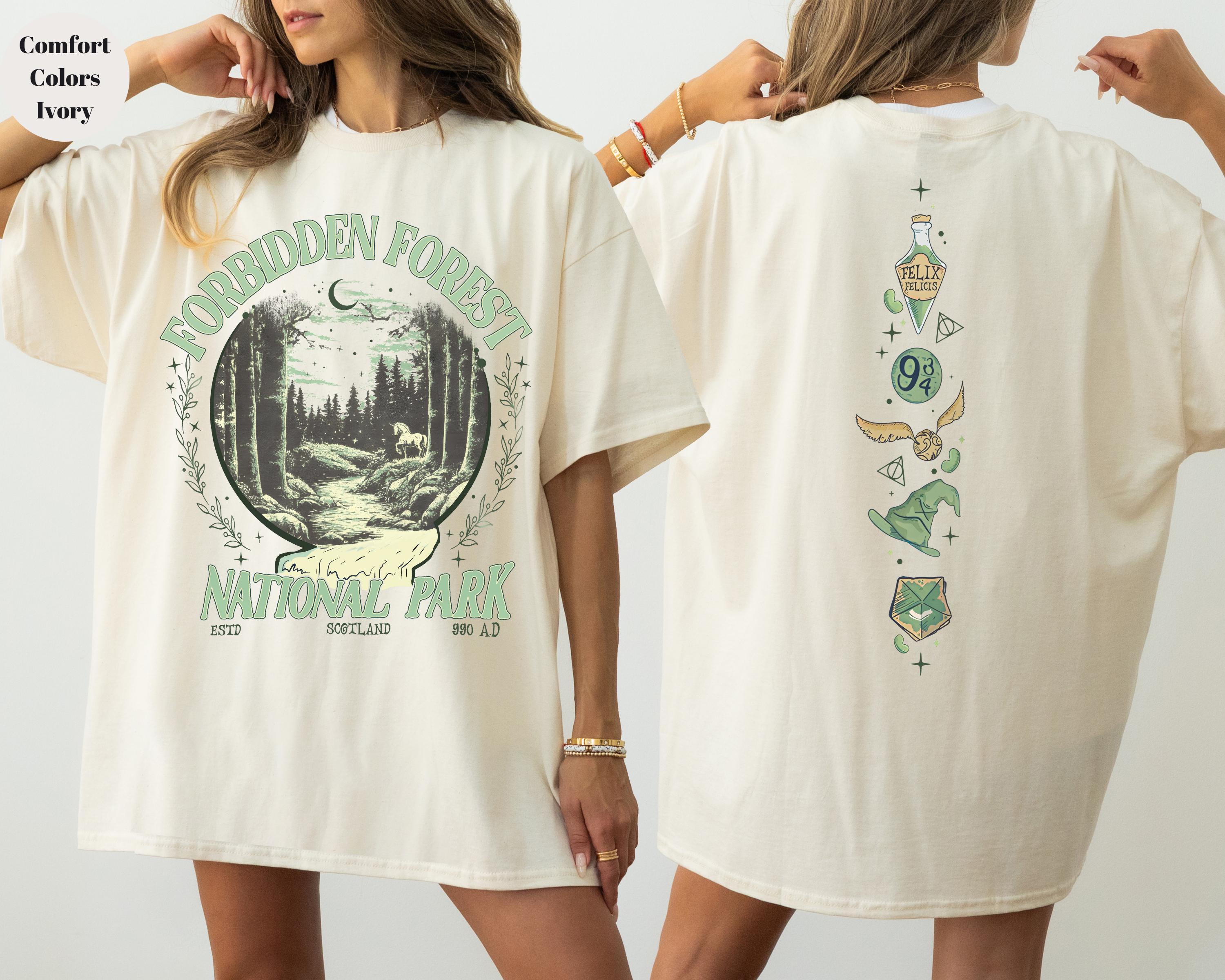Comfort Colors Forbidden Forest Shirt, National Park Shirt, Wizard Shirt, Bookish Shirt