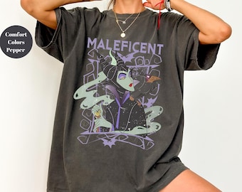 Comfort Colors Shirt, Vintage Maleficent Disney Villains Shirt, Bad Witches Club, Maleficent Shirt, Evil Queen Shirt, Disney Shirt,