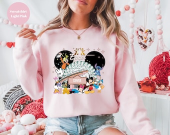 Epcot Sweatshirt, Mickey and Friends sweatshirt, World Traveler Sweatshirt, Disney Trip Shirt, Disney Hoodie, Disney Gift Tee