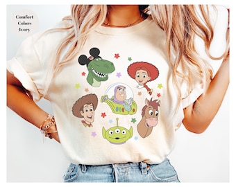 Comfort Colors Toy Story Shirt,Disney Sheriff Woody Jessie Buzz LightyearTee,Toy Story characters Shirt, Disney Trip Shirt,Walt Disney World
