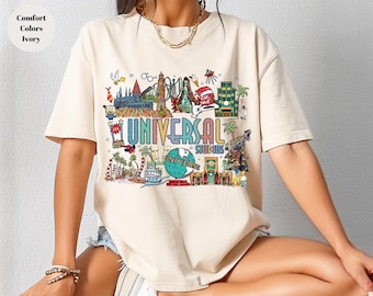 Vintage Retro Universal Studios Shirt, Universal Studios Shirt, Universal Family Trip Shirt, Universal Shirt, Universal Florida Shirt,