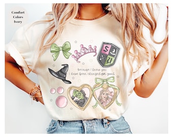 Camiseta de bruja con colores cómodos, camiseta de mejores amigas, camiseta de Disney World, camiseta de mago, camiseta de chica mágica