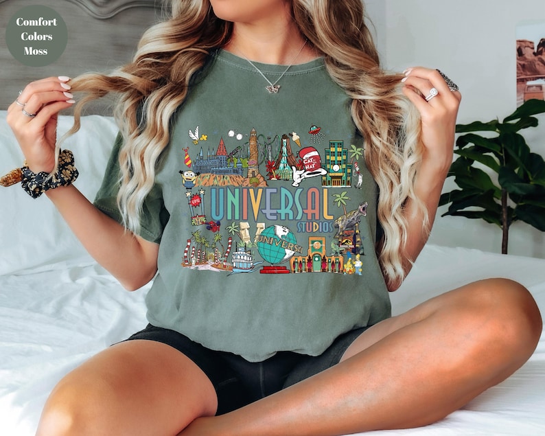 Camiseta vintage retro de Universal Studios, Camiseta de Universal Studios, Camiseta de viaje familiar a Universal, Camiseta de Universal, Camiseta de Universal Florida, imagen 7