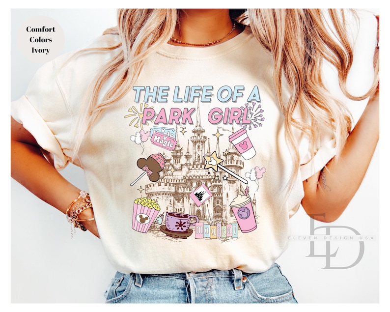 The Life Of A Park Girl Disney Castle Shirt, Retro Pastel Best Day Ever Tee, Disney World Shirt,Disneyland Magic Shirt,Magical Castle 2026 image 1