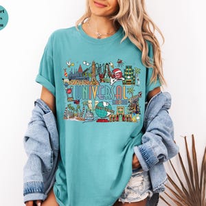 Camiseta vintage retro de Universal Studios, Camiseta de Universal Studios, Camiseta de viaje familiar a Universal, Camiseta de Universal, Camiseta de Universal Florida, imagen 5
