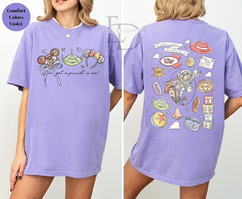 Camiseta de Toy Story de Disney, Camiseta "Tienes un amigo en mí", Camiseta de Toy Story de Disney World, Camiseta familiar de Toy Story de Disney, Camiseta de viaje a Disney, Toy Story imagen 2