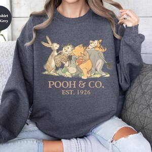 Walt Disney World Winnie The Pooh Co Est 1926 Sweatshirt, Winnie The Pooh And Friends Sweatshirt, Pooh & Friends Magic Kingdom Sweatshirt, image 7