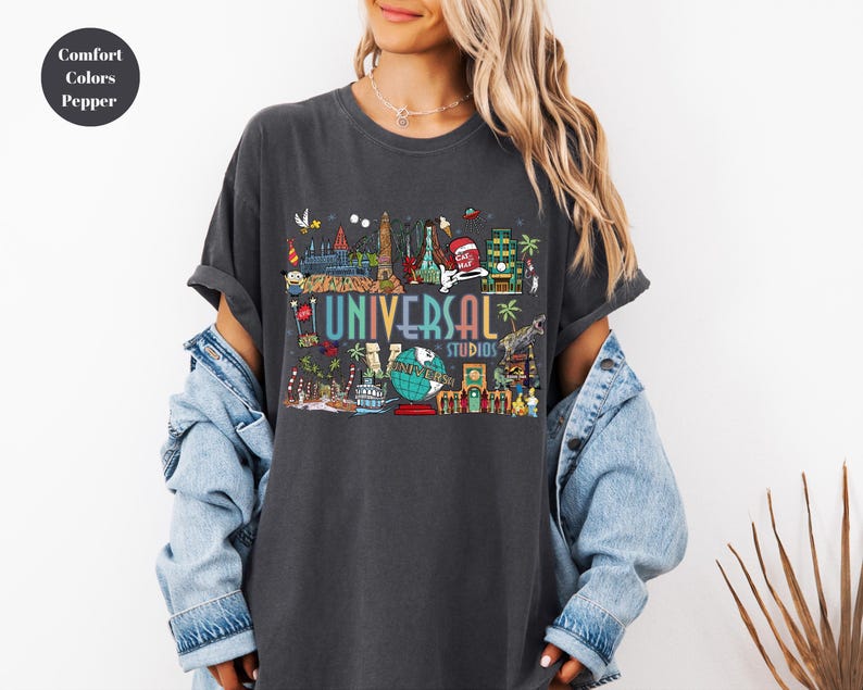 Camiseta vintage retro de Universal Studios, Camiseta de Universal Studios, Camiseta de viaje familiar a Universal, Camiseta de Universal, Camiseta de Universal Florida, imagen 3