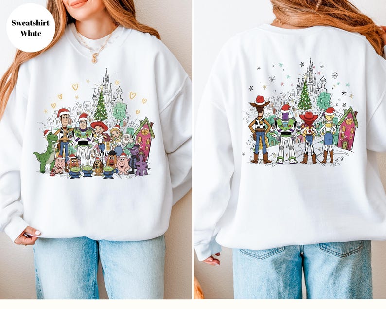 Sudadera de Toy Story, sudadera con capucha de Toy Story de Disneyworld, sudadera de regalo de Toy Story, sudadera con capucha de Woody y Buzz Lightyear, sudadera con capucha de Toy Story de Disney World imagen 3