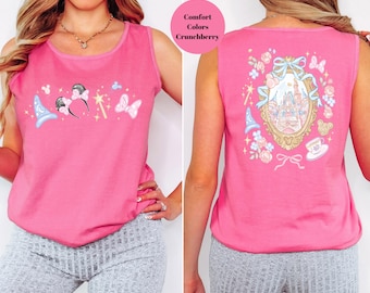 Camiseta sin mangas Coquette Bow Disney Castle, Camiseta sin mangas Disney Trip, Camiseta sin mangas Magical Castle, Camiseta sin mangas Disneyworld, Camiseta sin mangas Disney Vacation, Camiseta sin mangas Girls Trip