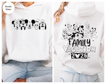 Disney Family Vacation 2026 Sweatshirt,Mickey And Friends Sweatshirt,Disney Mickey And Friends Hoodie,Disney Gift  Sweatshirt,Disney Hoodie