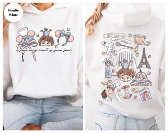 Disney Coquette Bow Disney Ratatouille Little Chef Remy Sweatshirt, Your Limit Is Your Soul ,Chef Remy Sweatshirt,Ratatouille Chef Hoodie,