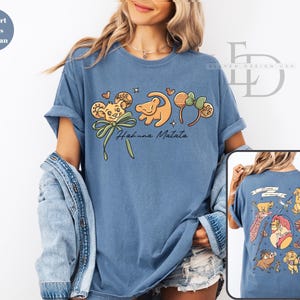 Comfort Colors Hakuna Matata Shirt ,Animal Kingdom Shirt, Disneyworld Shirt, Magic Kingdom Tee, Lion King Shirt, Disney Simba and Nala Shirt image 4