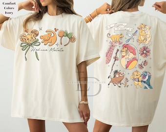 Comfort Colors Hakuna Matata Shirt ,Animal Kingdom Shirt, Disneyworld Shirt, Magic Kingdom Tee, Lion King Shirt, Disney Simba and Nala Shirt