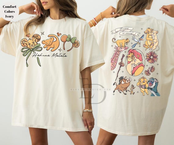 Comfort Colors Hakuna Matata Shirt ,Animal Kingdom Shirt, Disneyworld Shirt, Magic Kingdom Tee, Lion King Shirt, Disney Simba and Nala Shirt
