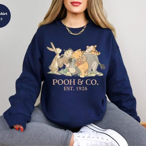 Walt Disney World Winnie The Pooh Co Est 1926 Sweatshirt, Winnie The Pooh And Friends Sweatshirt, Pooh & Friends Magic Kingdom Sweatshirt, image 8