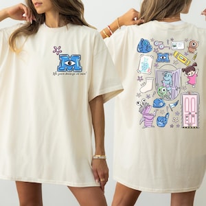 Comfort Colors Shirt, Disney Monsters Shirt, Monsters University Tee, Monsters Disneyland Vacation Tee, Disney Trip Shirt ,Monsters Shirt image 4