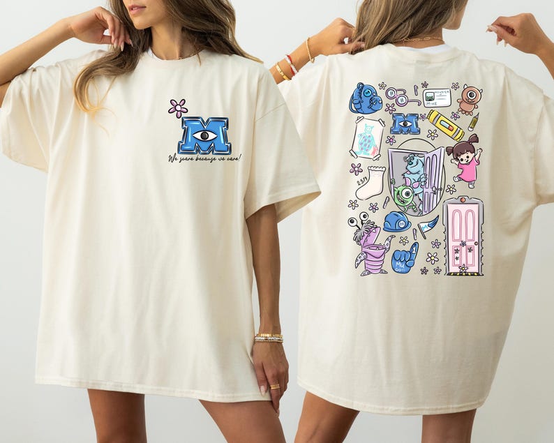 Comfort Colors Shirt, Disney Monsters Shirt, Monsters University Tee, Monsters Disneyland Vacation Tee, Disney Trip Shirt ,Monsters Shirt image 4