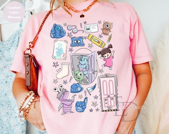 Comfort Colors Shirt, Disney Monsters Shirt, Monsters University Tee, Monsters Disneyland Vacation Tee, Disney Trip Shirt ,Monsters Shirt