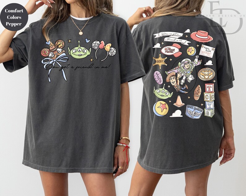 Camiseta de Toy Story de Disney, Camiseta "Tienes un amigo en mí", Camiseta de Toy Story de Disney World, Camiseta familiar de Toy Story de Disney, Camiseta de viaje a Disney, Toy Story imagen 5