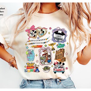 Camiseta de Disney Hollywood Studios, camiseta de Mickey y sus amigos, camiseta de Hollywood Studios, camiseta de vacaciones familiares de Disney, camiseta de colores cómodos, camiseta de Disneyworld imagen 2