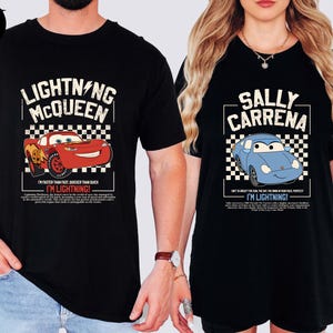McQueen and Friends Shirt, Cars McQueen Sally shirt , Couple Shirt, Gift For Friends Shirt, Disneyland Vacation Shirt, Disney Cars Shirt,
