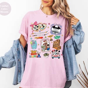Camiseta de Disney Hollywood Studios, camiseta de Mickey y sus amigos, camiseta de Hollywood Studios, camiseta de vacaciones familiares de Disney, camiseta de colores cómodos, camiseta de Disneyworld imagen 1