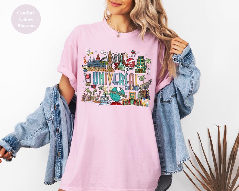 Camiseta vintage retro de Universal Studios, Camiseta de Universal Studios, Camiseta de viaje familiar a Universal, Camiseta de Universal, Camiseta de Universal Florida, imagen 6