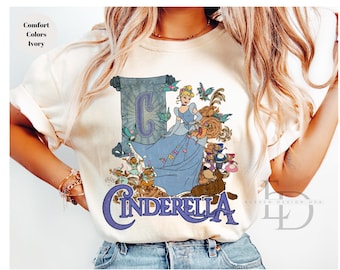 Retro Disney Cinderella Shirt, Disney Princess Shirt, Disneyland Shirt, Disney Womens Shirt, Girl Princess Tee,Disney Family Trip Shirt