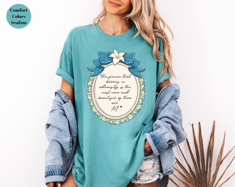 Comfort Colors Disney Princess Shirt, Disneyworld Shirt, Ariel Aurora Elsa Snow White Jasmine Belle Rapunzel Anna Alice ,Cinderella Shirt, image 9