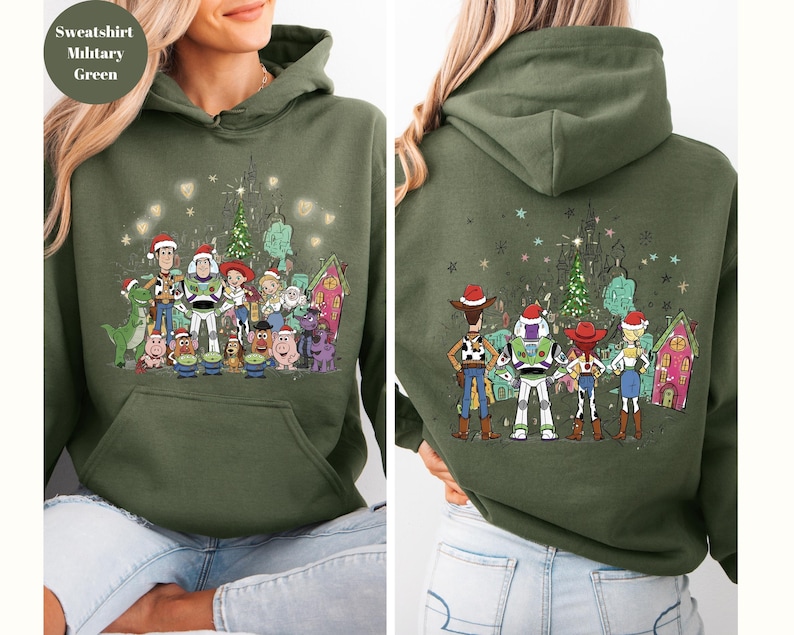 Sudadera de Toy Story, sudadera con capucha de Toy Story de Disneyworld, sudadera de regalo de Toy Story, sudadera con capucha de Woody y Buzz Lightyear, sudadera con capucha de Toy Story de Disney World imagen 1