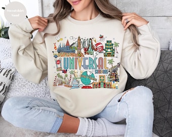 Vintage Universal Studios Sweatshirt, Universal Studios Family Vacation 2025 Sweatshirt, Universal Studios Trip Shirt, Universal Sweatshirt,
