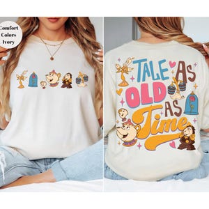 Vintage Disney Beauty and the Beast Belle Princess Shirt, Tale as old as time Disneyland Shirt, Walt Disneyworld Trip Shirt,