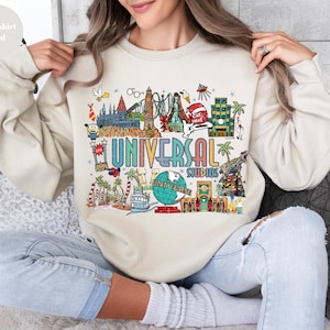 Vintage Universal Studios Sweatshirt, Universal Studios Family Vacation 2025 Sweatshirt, Universal Studios Trip Shirt, Universal Sweatshirt,