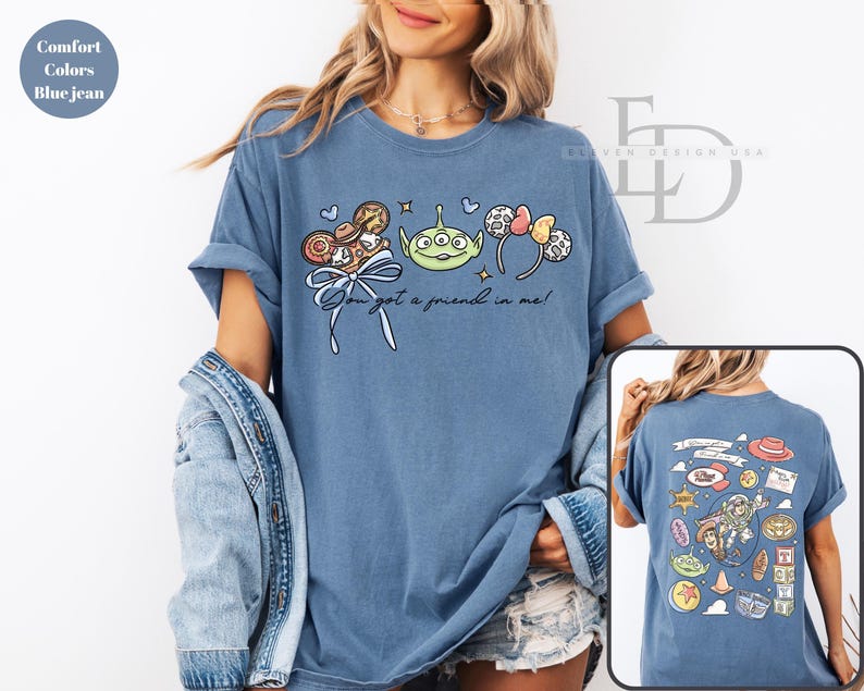 Camiseta de Toy Story de Disney, Camiseta "Tienes un amigo en mí", Camiseta de Toy Story de Disney World, Camiseta familiar de Toy Story de Disney, Camiseta de viaje a Disney, Toy Story imagen 7