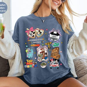 Camiseta de Disney Hollywood Studios, camiseta de Mickey y sus amigos, camiseta de Hollywood Studios, camiseta de vacaciones familiares de Disney, camiseta de colores cómodos, camiseta de Disneyworld imagen 3
