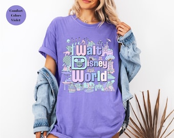 Disney Walt Disneyworld Shirt, Mickey And Friends Shirt, Comfort Colors Shirt,Retro Walt Disney Shirt, Magic Kingdom Tee Disney Vacation Tee
