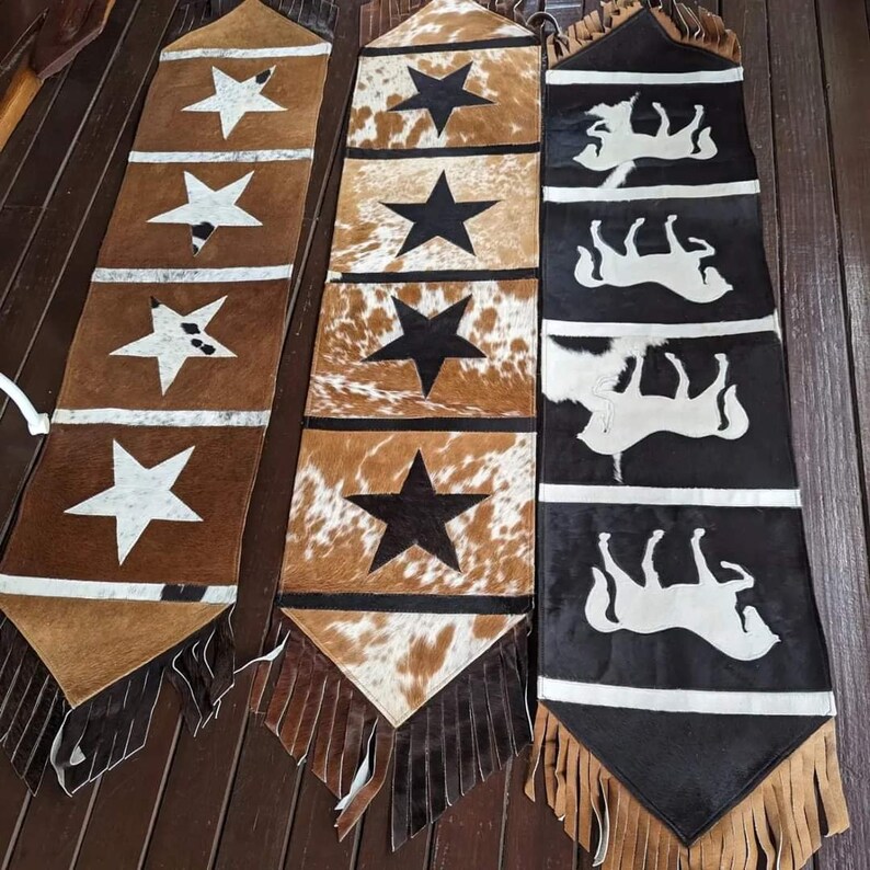 Cow Runner Dynasty Collection Fully Handmade Cowhide Skin Rug Western