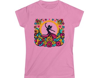 Women's T-shirt Las caleñas son como las flores