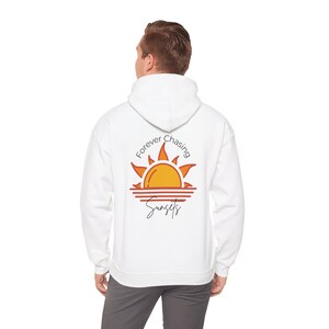 Chasing Sunsets Cozy Unisex Heavy Blend™ Hooded Sweatshirt