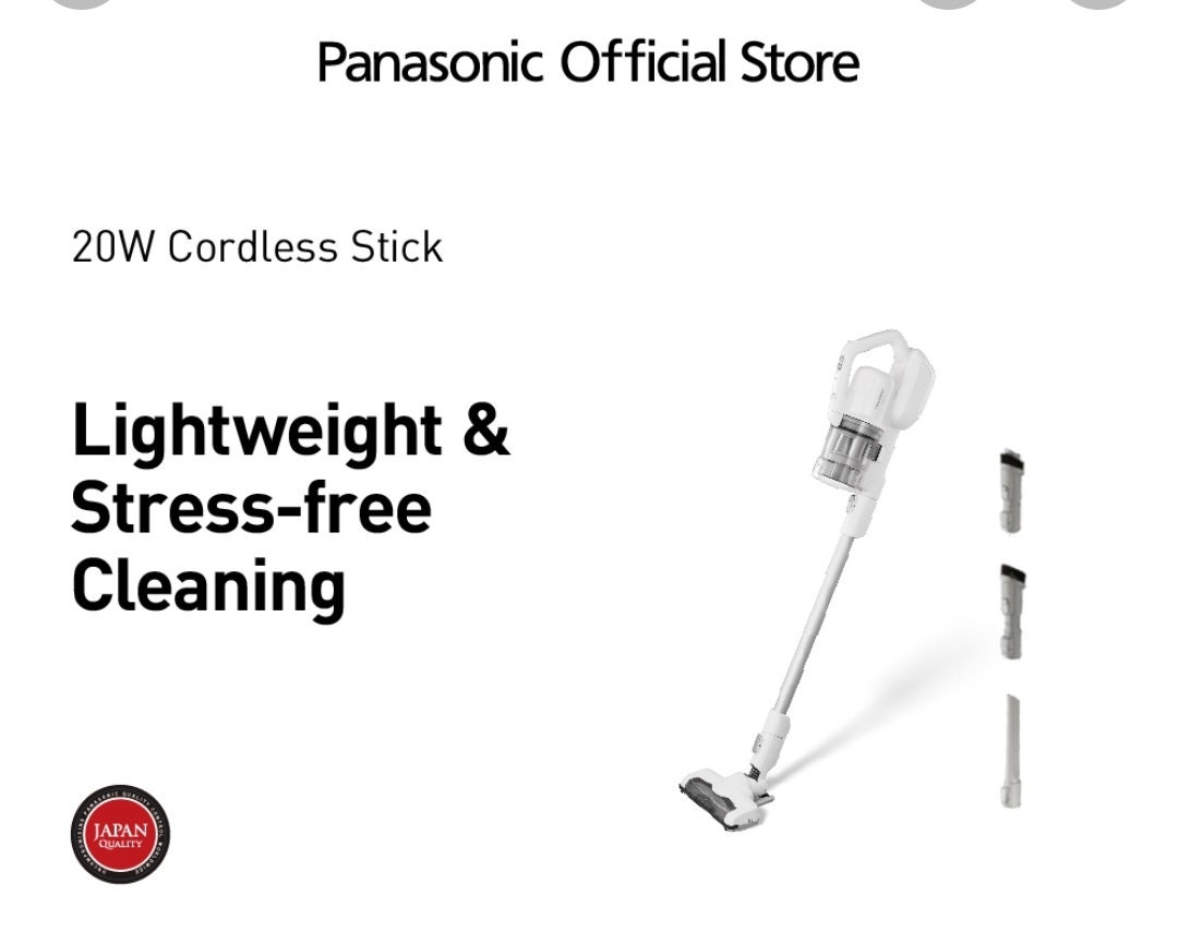 Panasonic Cordless Stick Vacuum Cleaner Etsy