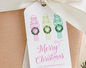 Nutcracker Gift Tags, DIY Holiday Tag, Printable Nutcracker Tag, Holiday Favor Tag, Nutcracker Favor, Christmas Gift Tag